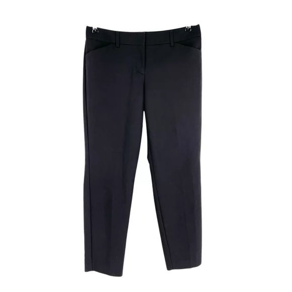 Express Editor Pants Womens Size 4 Black Stretch Fabric Machine Washable 27in - Picture 1 of 8
